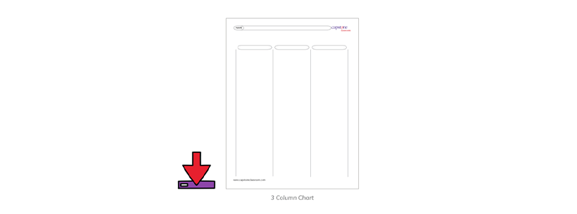 An image of a 3-column chart