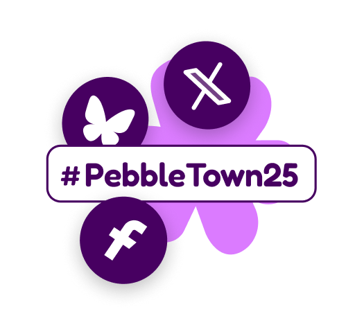 pebbletown social hashtag